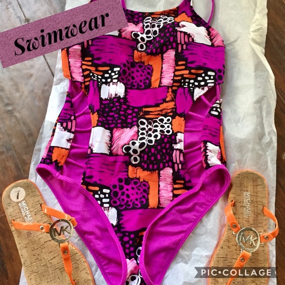 COSB Other - Swimwear - Cute 1 Piece Multi-Color Swimsuit COSB Other - Swimwear - Cute 1 Piece Multi-Color Swimsuit